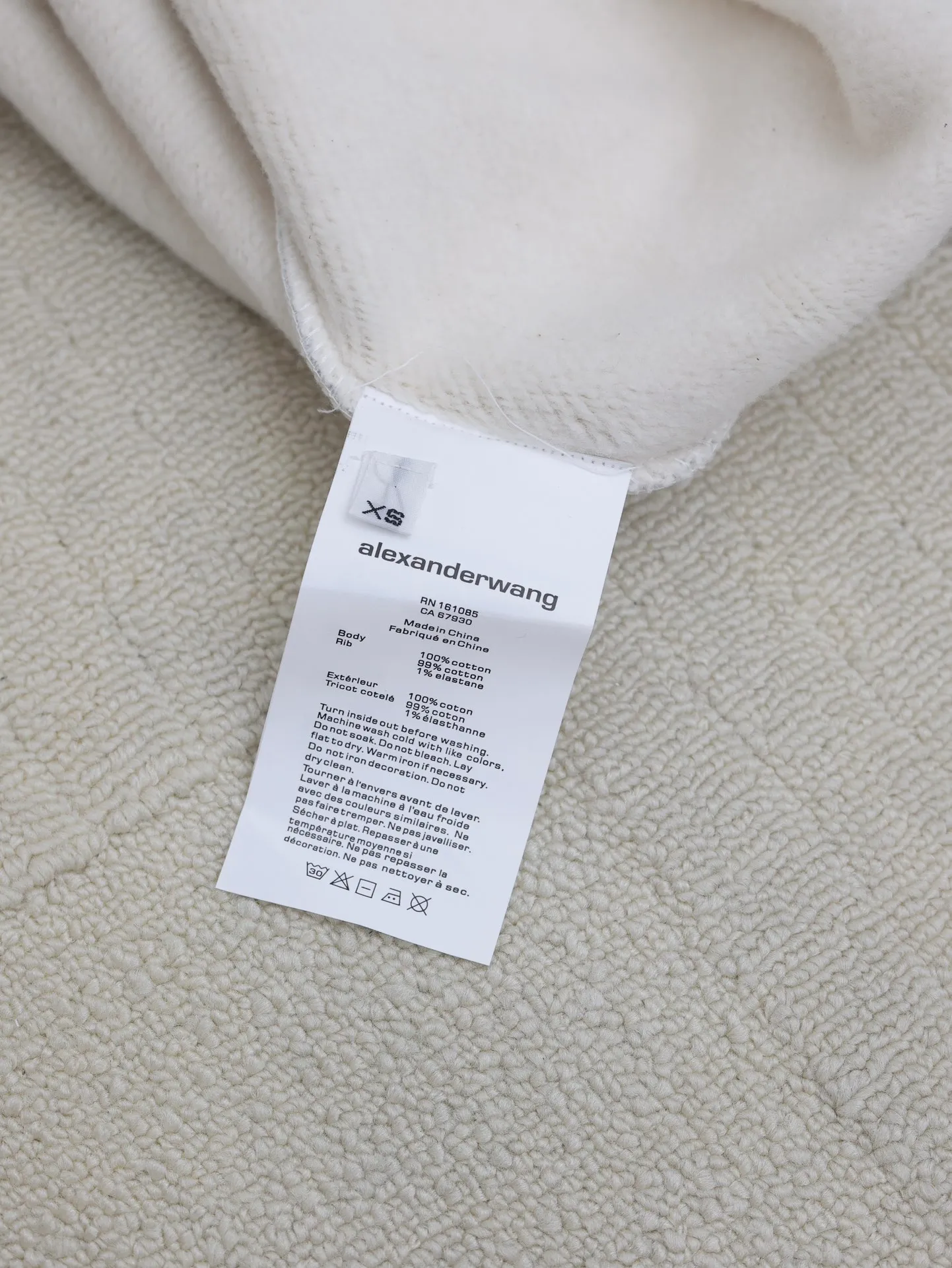 Alexanderwang 24New Arrival g logo Same Style Size：XS/S/M